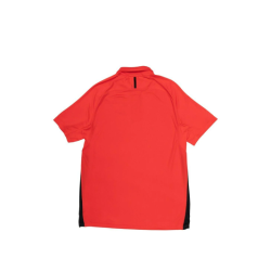 Red polo shirt