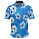 Men's Summer Floral Short Sleeve Shirt Blue Men's Summer Floral Short Sleeve Shirt Blue